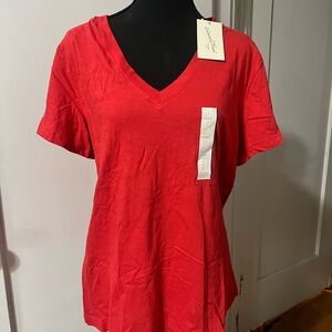 Universal Thread Red V-Neck Tee